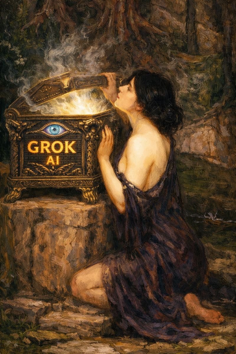 grokerCode's tweet image. This year I'm going to use Grok more than others. 
Because I think Grok is like Pandora's box, it can do things more than others