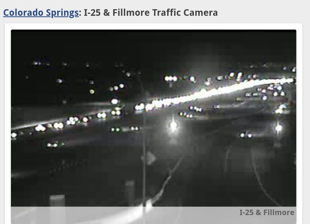 Crash - NB I-25 at Fillmore. Backups to S. Tejon St.