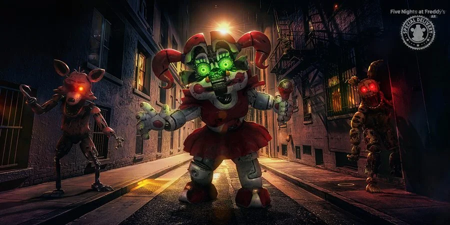 DiscussingFNAF's tweet image. 'FIVE NIGHTS AT FREDDY'S AR: SPECIAL DELIVERY' was officially shut down 2 years ago today. (March 14th, 2024) 

#FNAF #FNAFAR #SpecialDelivery #FiveNightsAtFreddys