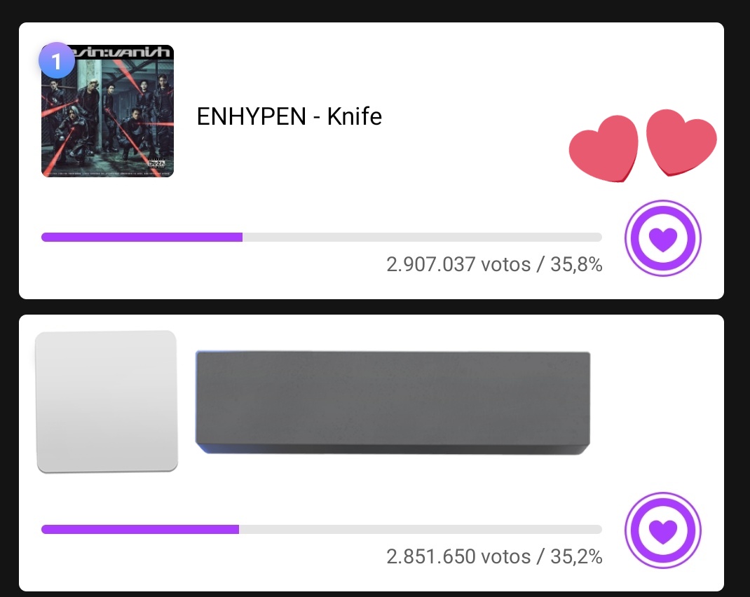 swansunoo's tweet image. ‼ULTIMOS 12 MINUTOS DE VOTAÇÃO‼

quem puder continuar votando em ambas pfv vote, quem só tem tempo pra focar em uma pfv foca no MUBEAT pq la é pro win do enhypen e da pra acumular votos (a concorrência pode jogar muitos votos no último minuto 😭😭