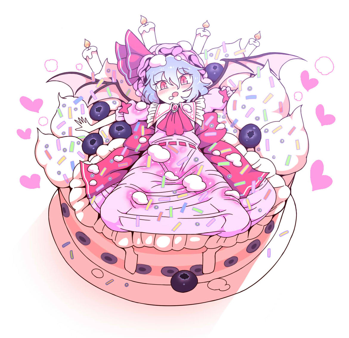 レミリア on a ケーキ 