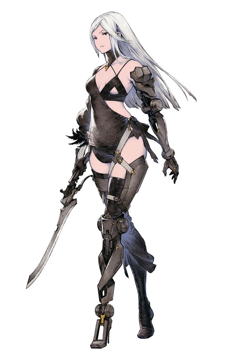 VideoArtGame's tweet photo. Official art | NieR Re[in]carnation - Gayle, the Prosthetic Hunter

Artist: Akihiko Yoshida https://t.co/XpvlenGn5E