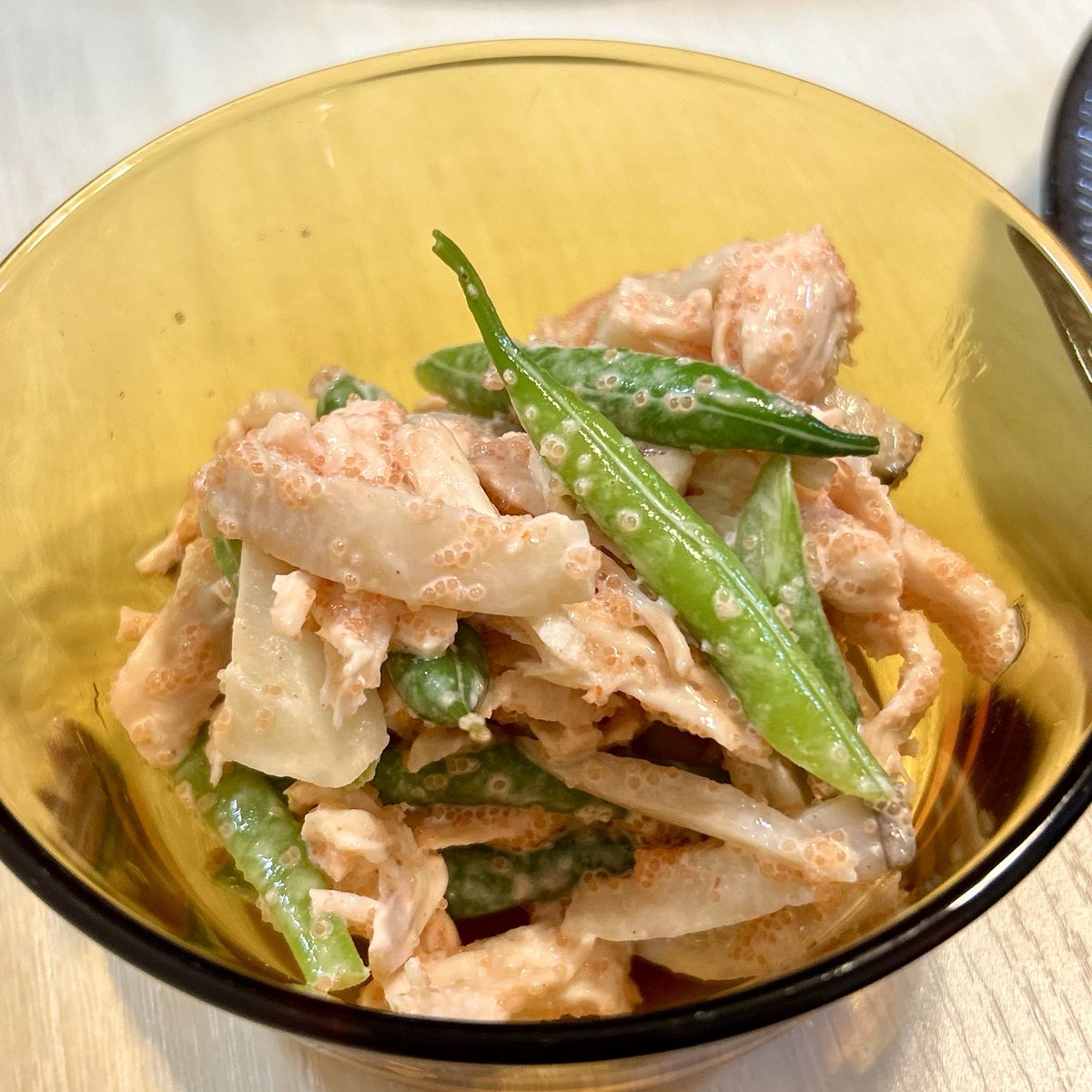 ささみとインゲンの明太マヨ和え

レシピはクックパッドに↓↓
cookpad.com/jp/recipes/253…