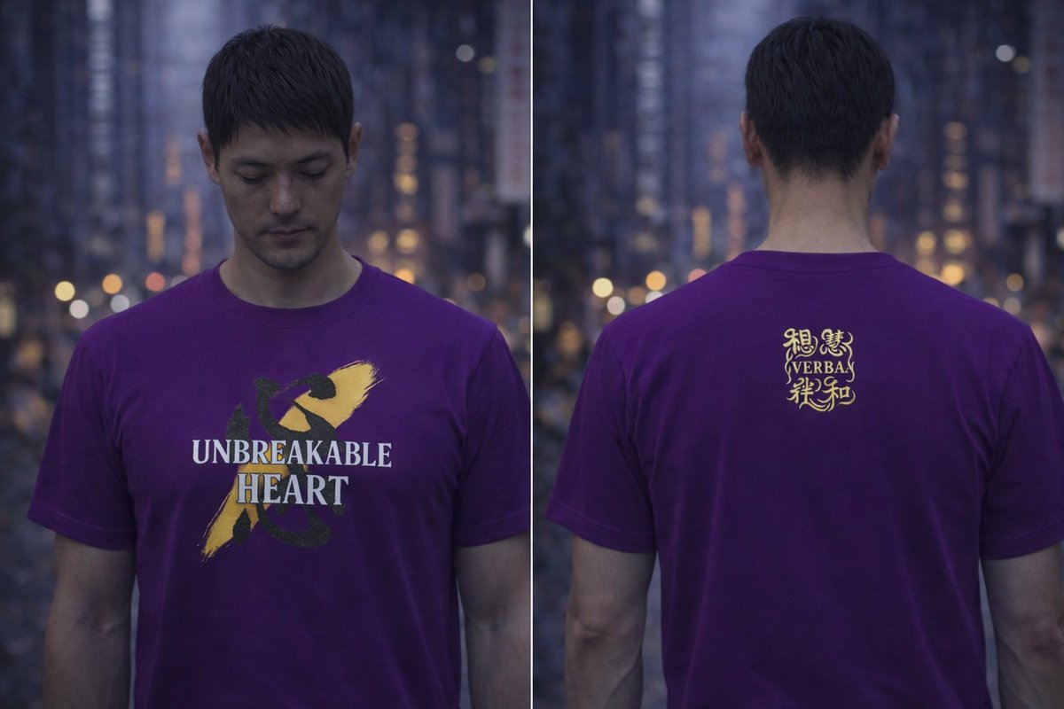 Yamato_Verba's tweet photo. 強いから折れないんじゃない。
折れそうな日を、
何度も越えてきただけ。
Unbreakable doesn’t mean untouched.
It means enduring — again and again.
#VERBA
#UnbreakableHeart
#QuietStrength
#YamatoSpirit
#WearYourWords https://t.co/P2gPz87M8u