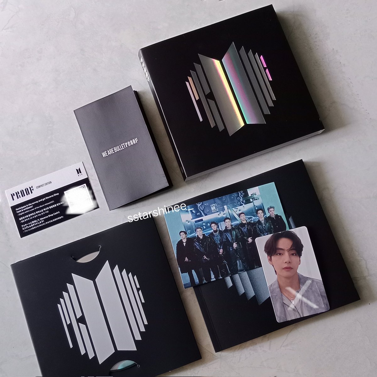 sstarshinee_'s tweet photo. WTS 
album bts proof compact (minus pc) 
💰50k
📍dom jateng, co oren
💌 utk yg minat/tanya tanya bisa ke wa di bio, dm ga masuk
video condi minta di wa

t.aab bts album bts proof compact kpop wts wtb unsealed ina official namjoon seokjin suga yoongi jhope jimin taehyung jungkook https://t.co/FECYAvRxEr