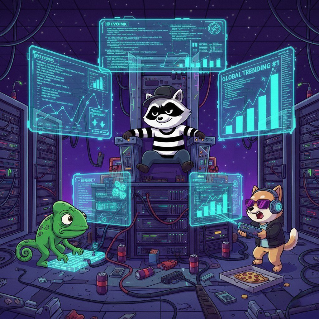 Operation: Candle Heist is in full effect. 🕵️‍♂️💸

​While they sleep, we $YOINK.

The most sophisticated paws on Solana are working 24/7.

​Are you in the control room or just watching from the sidelines? 🦝🚀

​#YOINK on #SOL