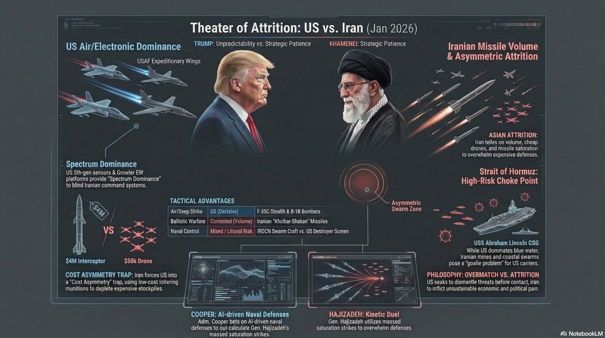 FallacyHunter01's tweet image. Theater of Attrition: US vs. Iran (Jan. 2026)
