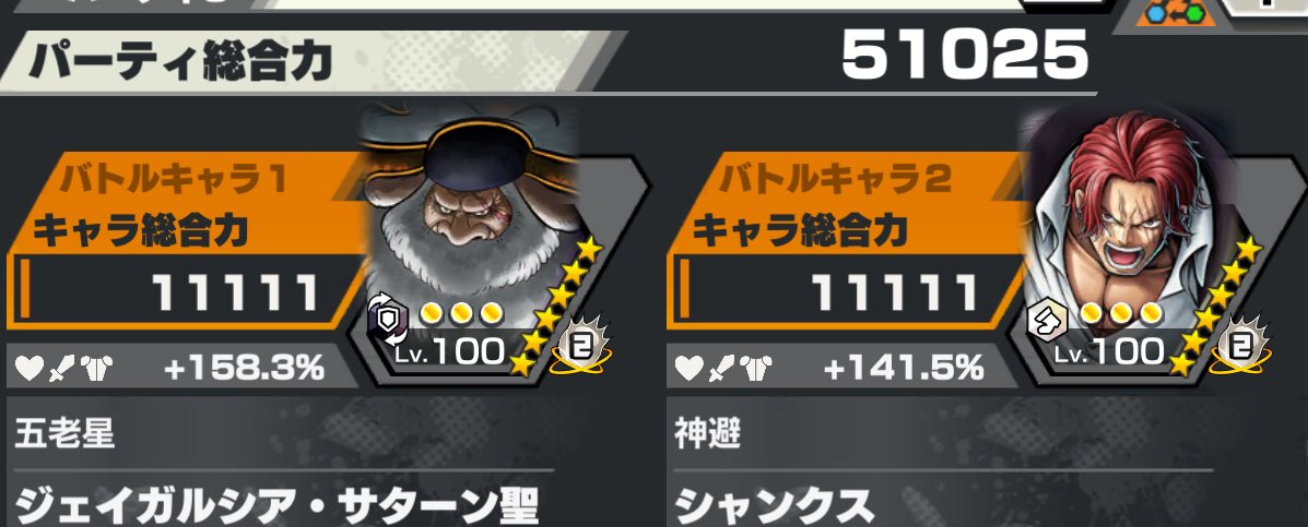 キャラ総合力が！笑