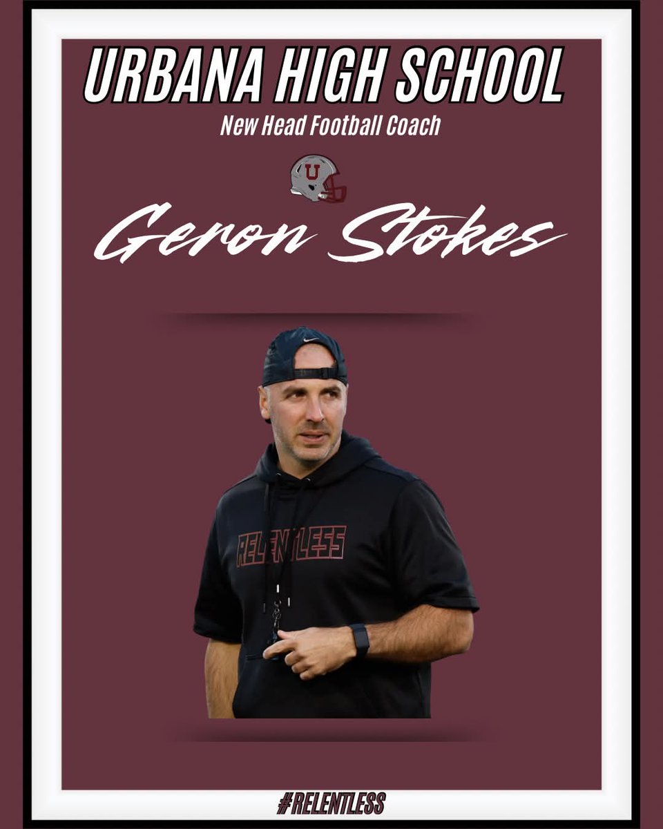 OHSFBMedia's tweet photo. Urbana City Schools have announced the hiring of @GeronStokes as the next head football coach for Urbana High School.
"We are pleased to announce the hiring of Geron Stokes as the Head Football Coach at Urbana High School," -- Charles Theil, Superintendent of Urbana City Schools.
@UrbanaYES @UrbanaOHSchools @OHADNewsHS