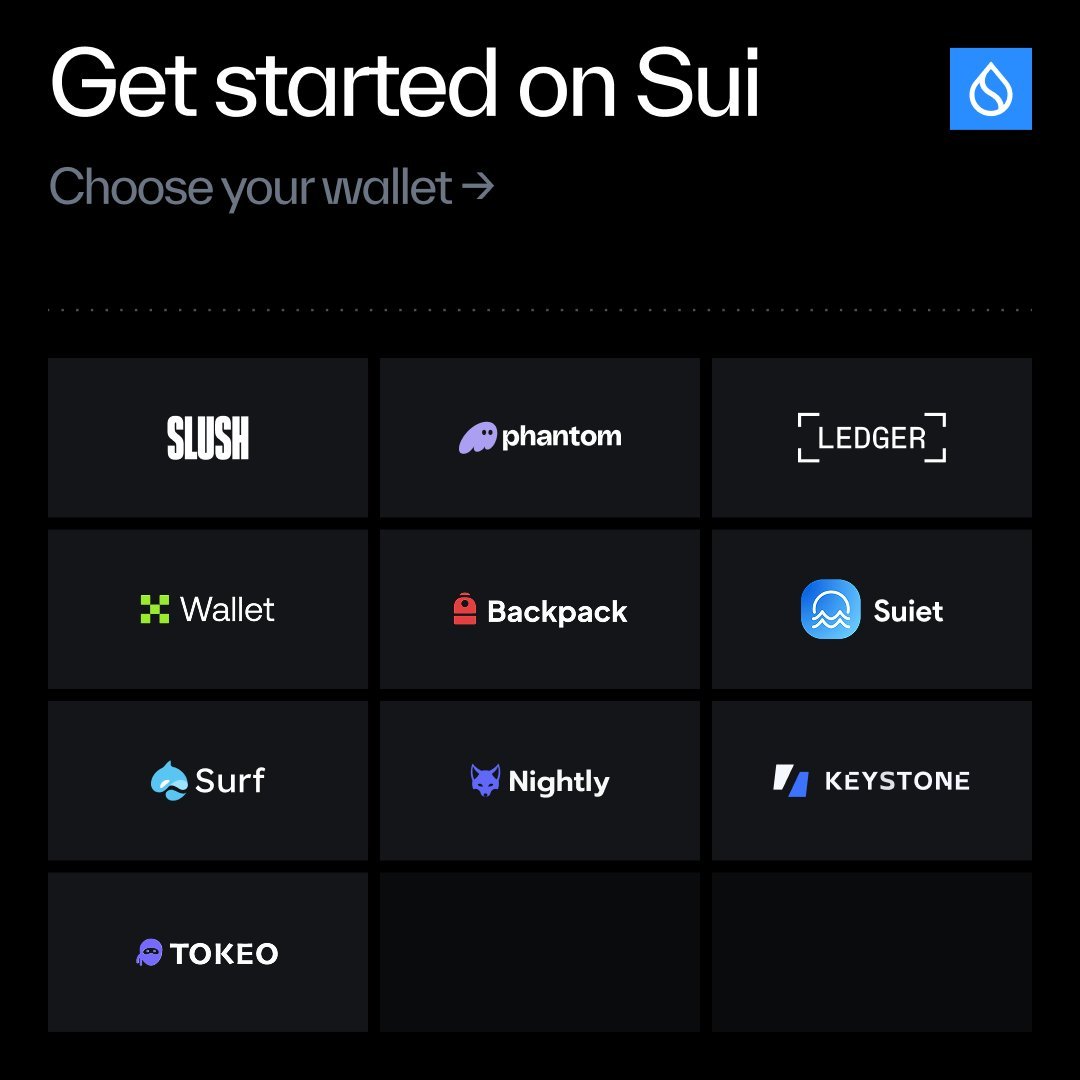 想要在Sui 上探索更多DeFi 或体验各类应用吗？ 选择你的钱包：@SlushWallet、@Phantom、@Ledger、@Backpack、@ wallet 等，然后直接开始探索吧。 👛 各花入各眼，你会选哪一个？ 👉 https://t.co/aYH2yv4DDD