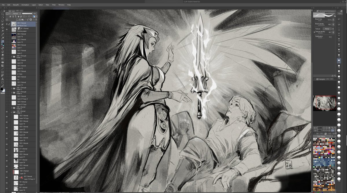 No puedo esperar a mañanaaaaa!!! 
#HeMan #MastersOfUniverse #MastersoftheUniverseMovie #fanart #CLIPSTUDIOPAINT #drawing