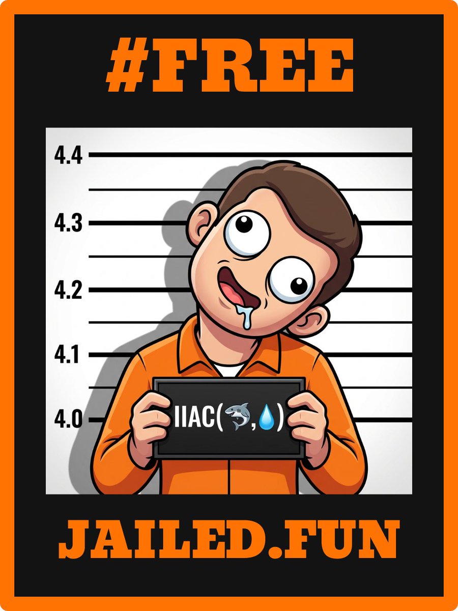 IIAC99's tweet image. 終身刑を宣告されました😭💀

もうすぐ@Jaileddotfunに引っ越します

i got life sentence 😭💀

moving into @Jaileddotfun soon