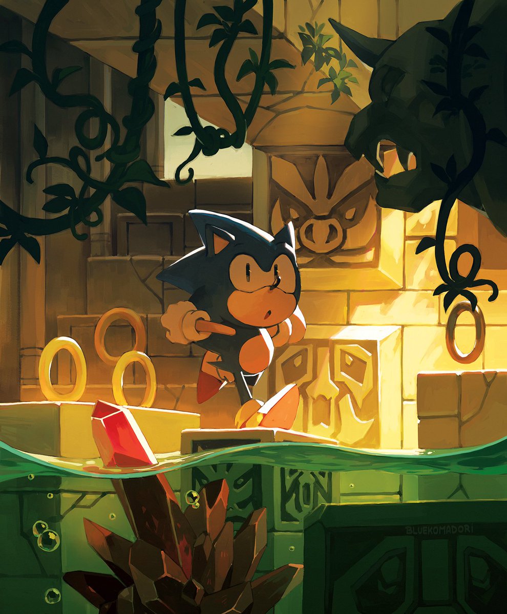 VideoArtGame's tweet image. Fan art | Sonic the Hedgehog

Artist: @bluekomadori