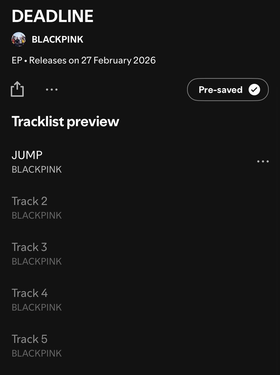 portalblackpink's tweet image. 🚨 #DEADLINE contará com 5 MÚSICAS incluindo #JUMP!