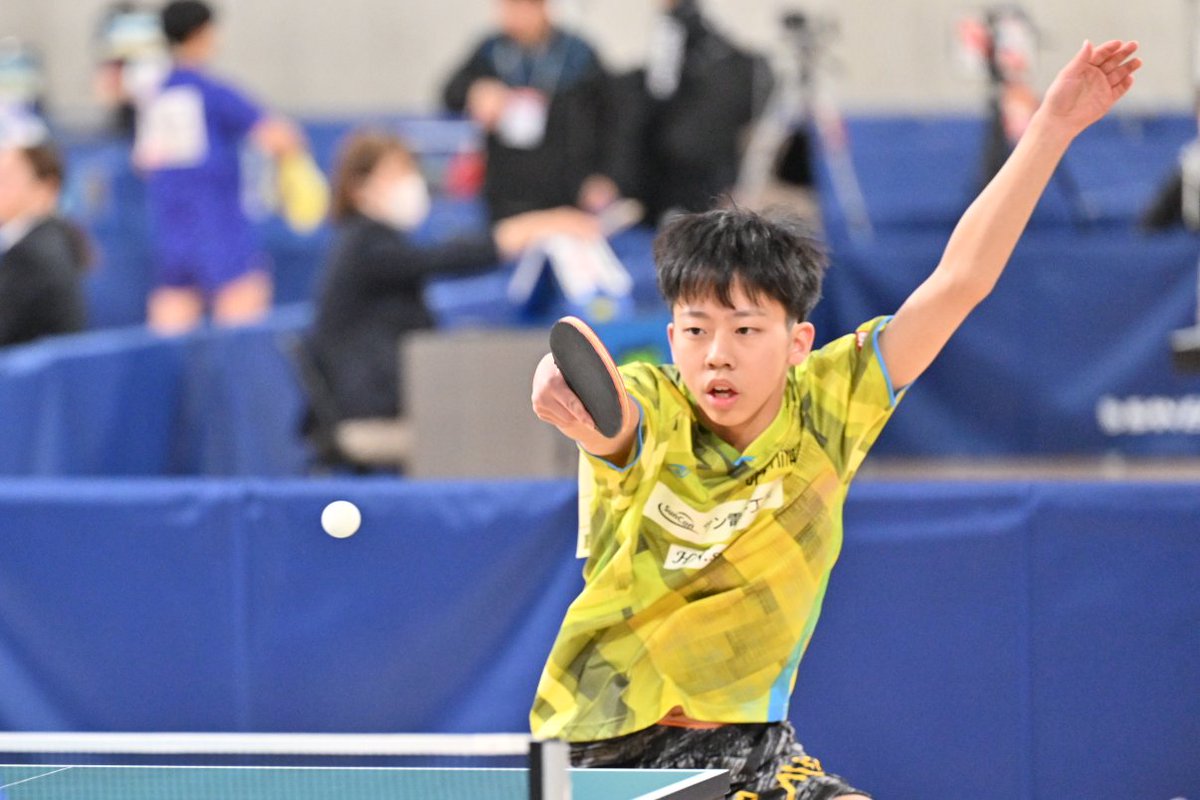 全日本卓球 2026 ▽ジュニア男子3回戦 岩井田駿斗（野田学園高） 3-1