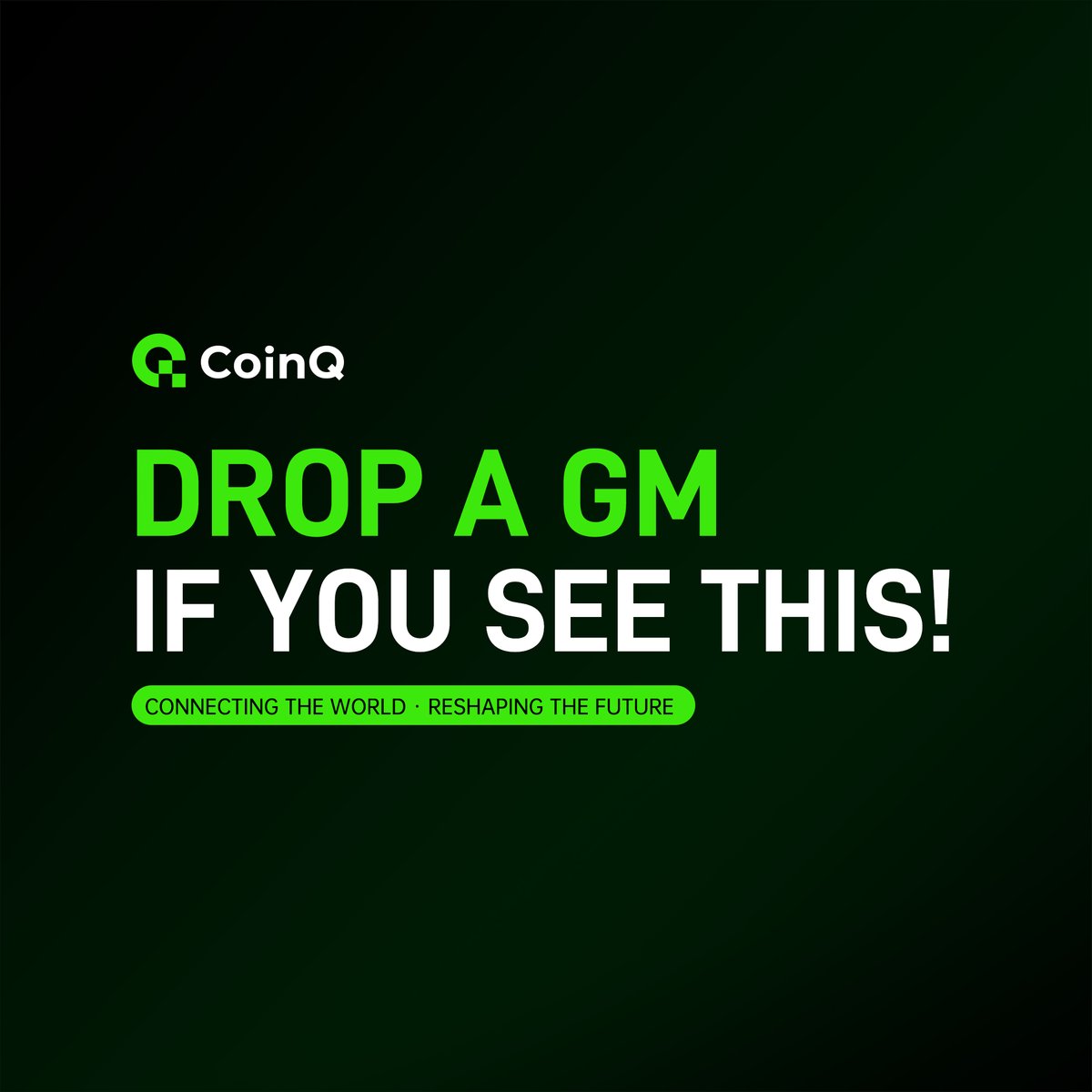 GM fam ☀️
Drop a GM if you see this!