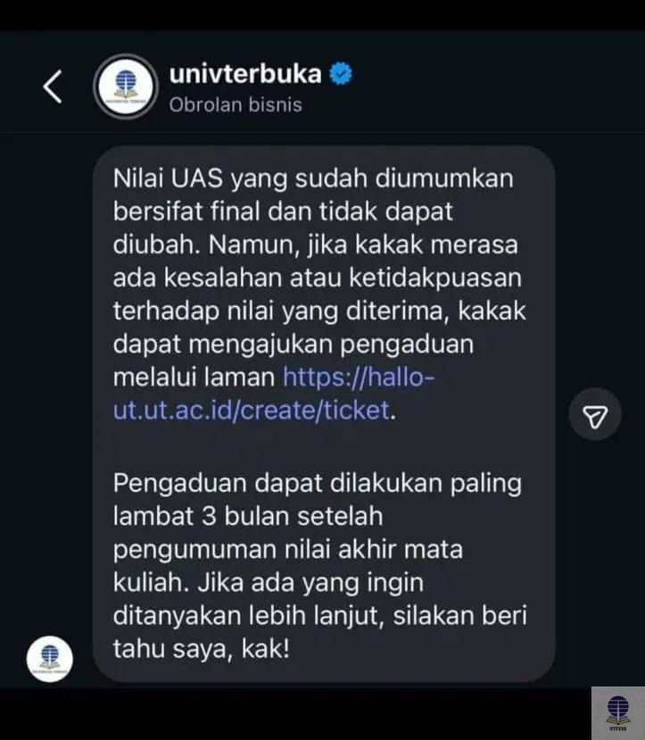 utfess's tweet photo. selamat pagi kakak ut! yang gak bisa tidur karena nilai D https://t.co/mpTqewhcVr