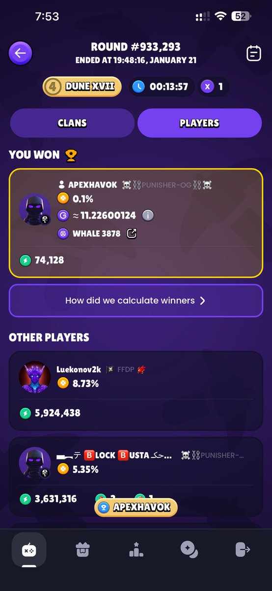 APEXHAVOK's tweet photo. After so long, but within a year, I tried MW. It's all about the clan you join. Good stats mean you'll thrive long-term.

Here's my first block mine in MinerWars 😎

#GoMining #Cripto #Bitcoin https://t.co/y13umXZrzH