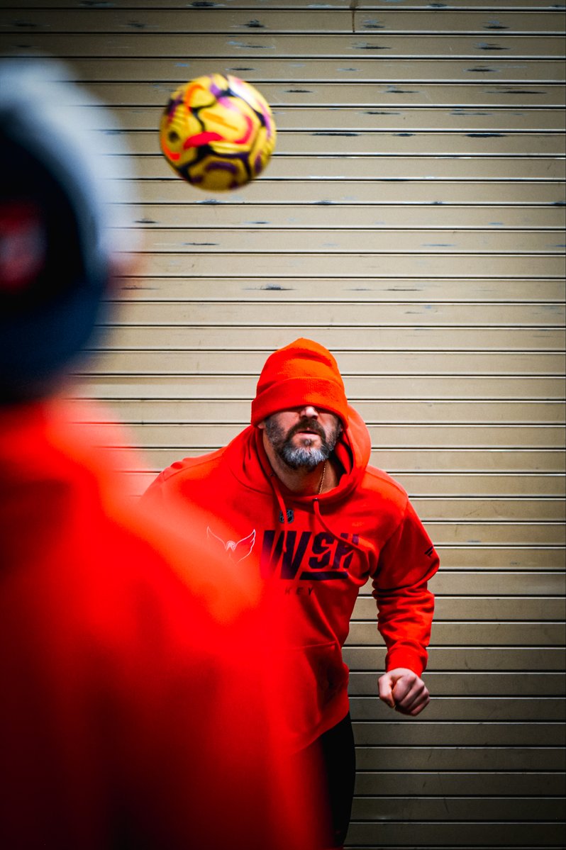 Capitals's tweet image. out of context pregame footy