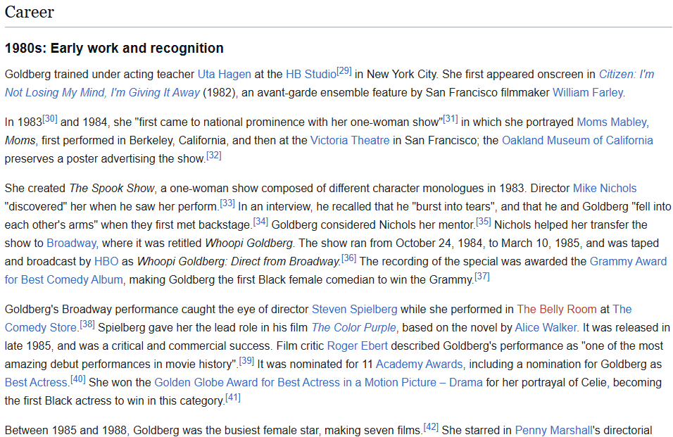 Whoopie Goldberg is a glow in the dark VC shitcoin.