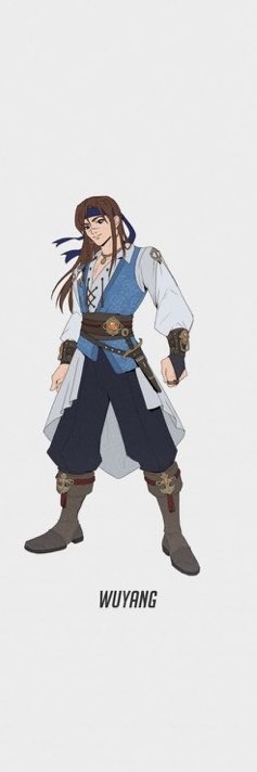 leekoii_'s tweet image. Long haired Wuyang…………. Hiii *twirls my hair* so like do you come to this part of the ocean often haha