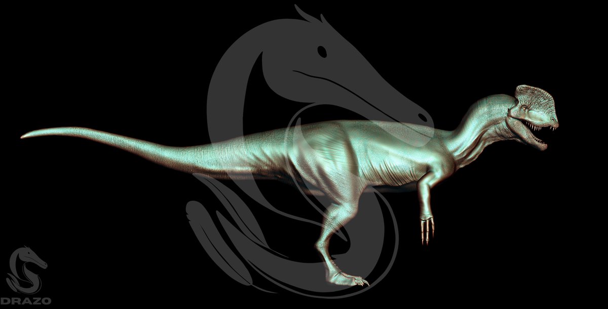 Dilophosaurus wetherilli commission WIP