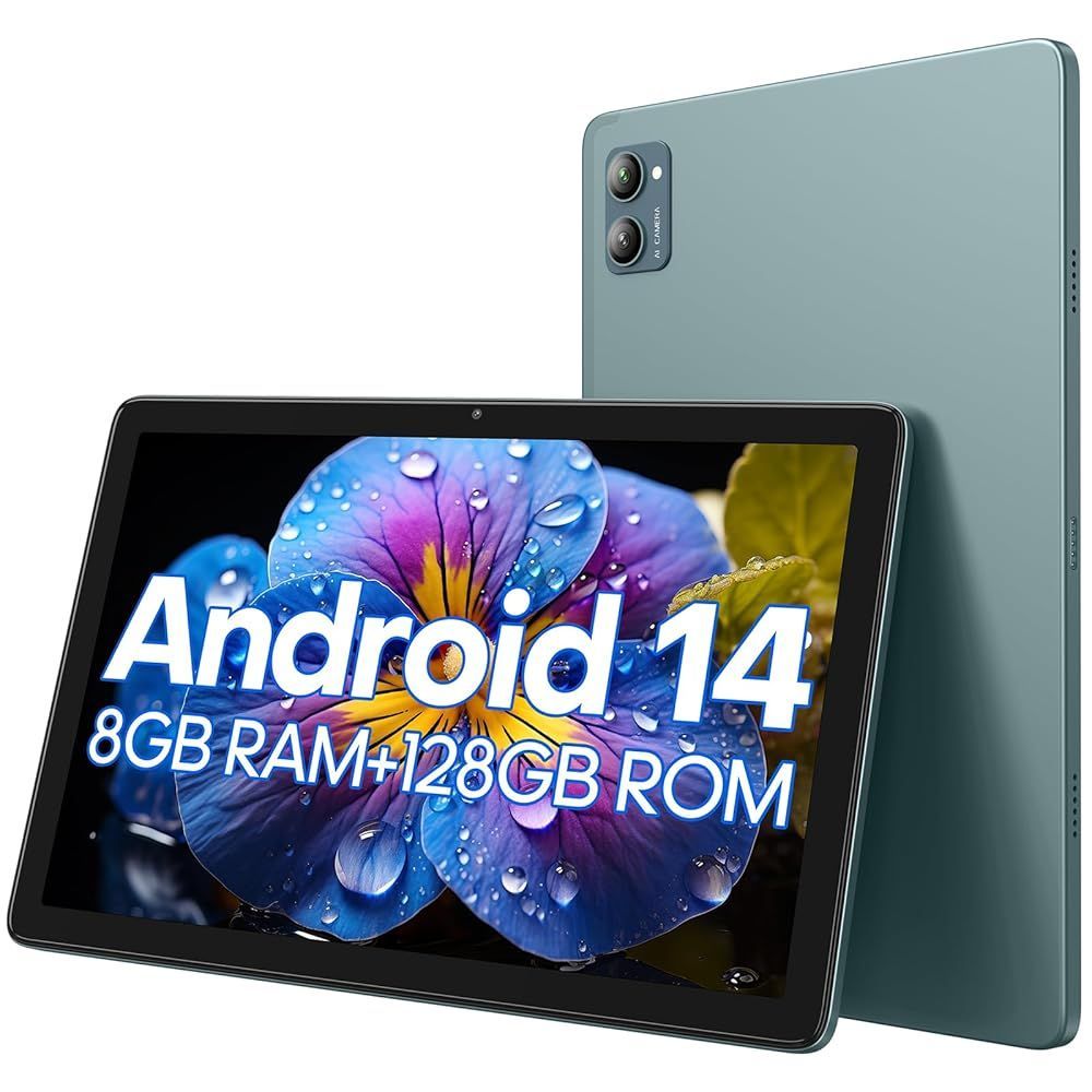10.1 inch Android 14 Tablet with 128GB Storage for $44.85, reg