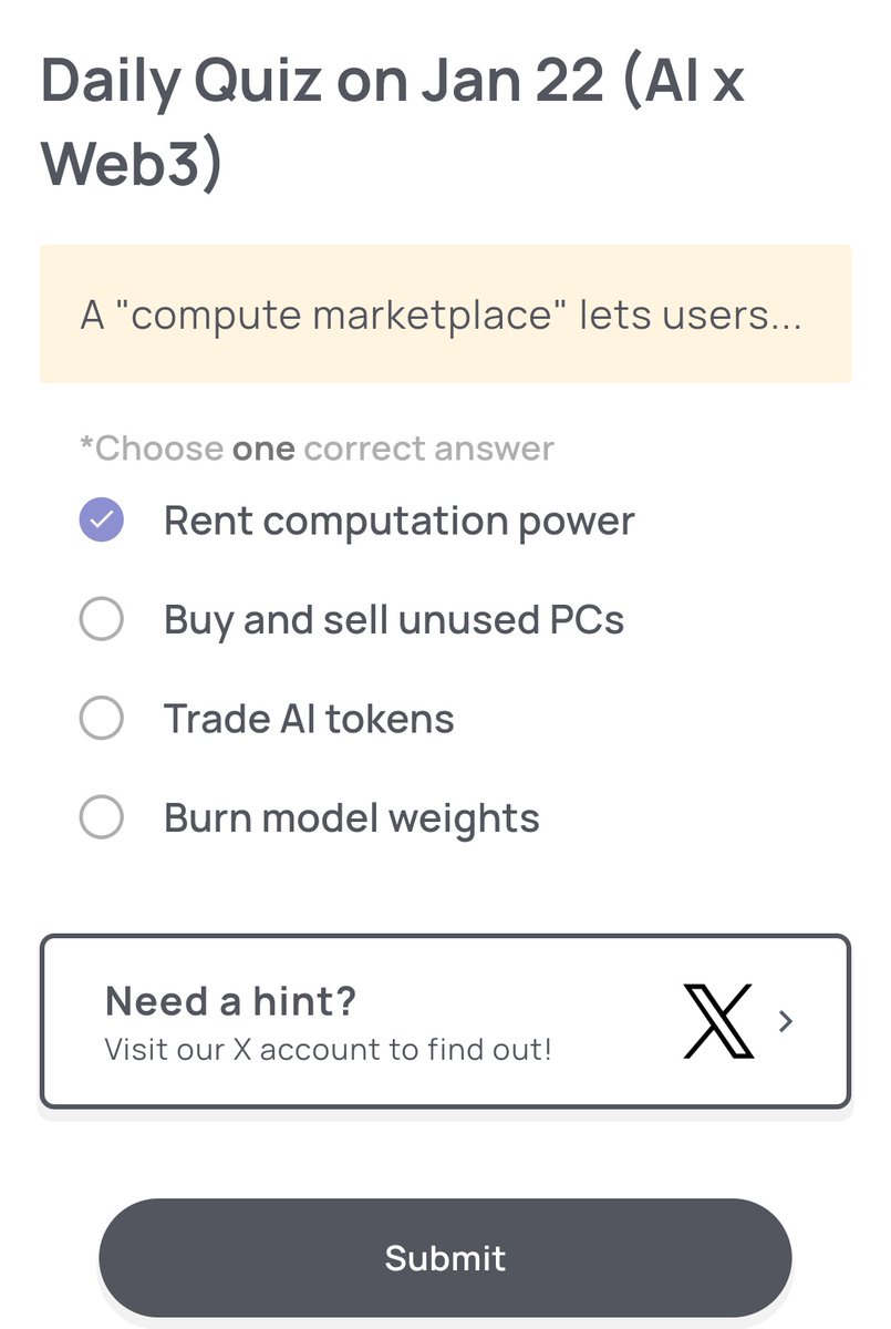 💥 Xenea Wallet Daily Quiz 💥
🗓️ JAN 22, 2026
✅ Correct Answer: (A)
💎 Reward: 100 Gems 🎉

Keep your streak alive &amp; earn more with every quiz! 💫

📢 Daily Check-In | 🔔 Stay Active | 💰 Win with $Xenea

#XeneaWallet #CryptoQuiz