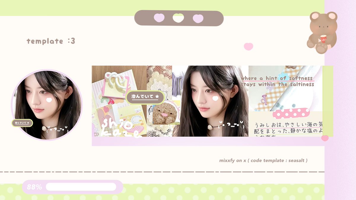 he2heart's tweet image. haloo! kenalan sama aonami yuk, katalog baru miffy yg rencana nya akan di sell as template. jika ada yg kurang aman, mohon segera kabari miffy yaa. terimakasih ♡ #zonauang