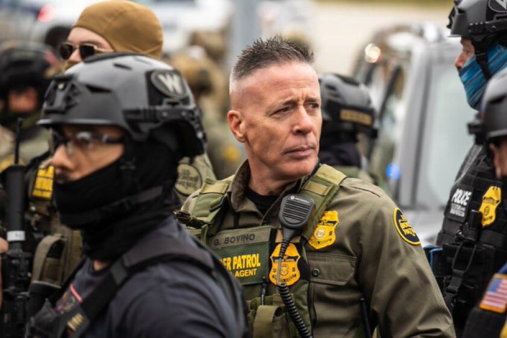 RyanAFournier's tweet photo. I have nothing but respect for Border Patrol Commander Greg Bovino and his team on the ground in Minnesota.

The stuff that I am seeing them go through each and every day is disgusting. They are doing God‘s work. 

Please pray for them! 🙏🏼 https://t.co/QXg4HvC9ec