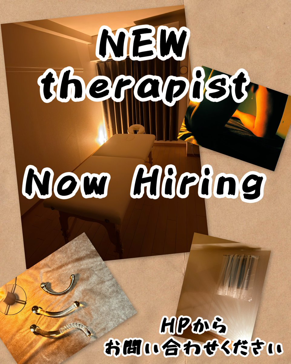 Orgasm大阪店では
現在セラピストを募集しております！

働き方は自由です🗽
ダブルワークやセラピストを本業にする事も可能です🉑

お気軽にご相談ください♪

下記HPから受付中💁‍♂️
osaka.mens-refresh-orgasm.com/entry