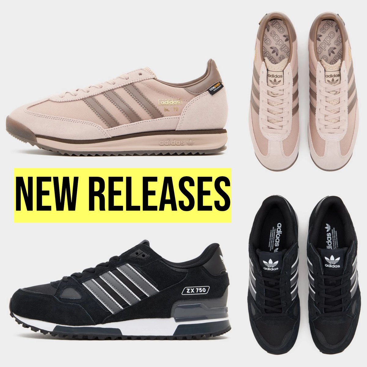 A couple new adidas releases dropped online this morning