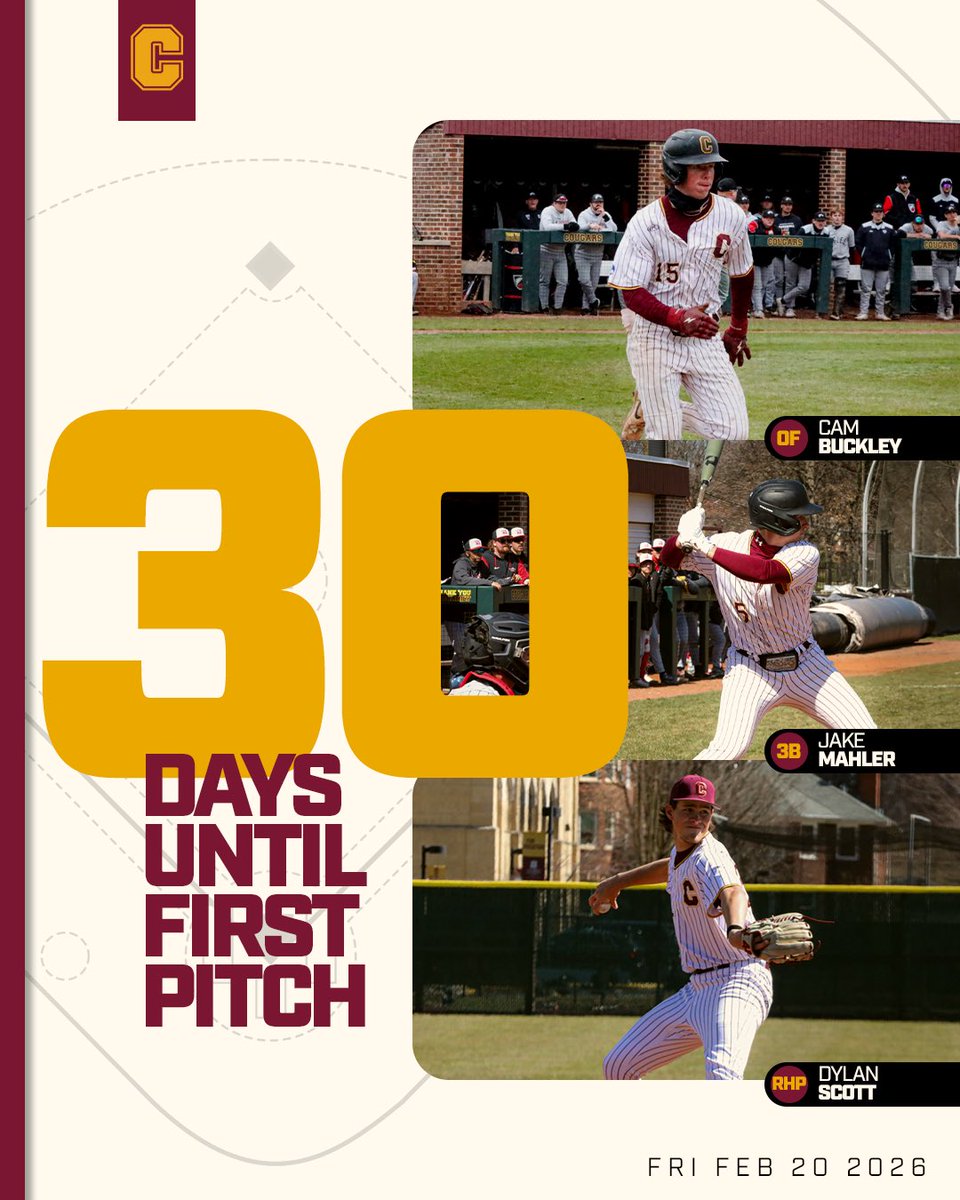 Officially one month away from first pitch 🙌

Who’s ready for baseball season??
