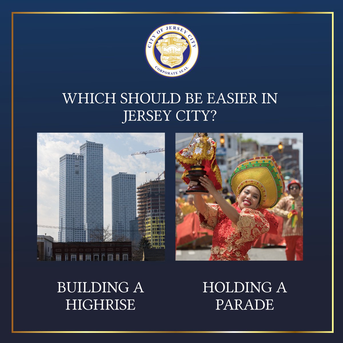 SolomonforJC's tweet image. Jersey City can't be a place where it's easier to build a highrise than to celebrate Filipino culture on our streets.We ran a campaign for the people, not the powerful. Now we're governing that way too.