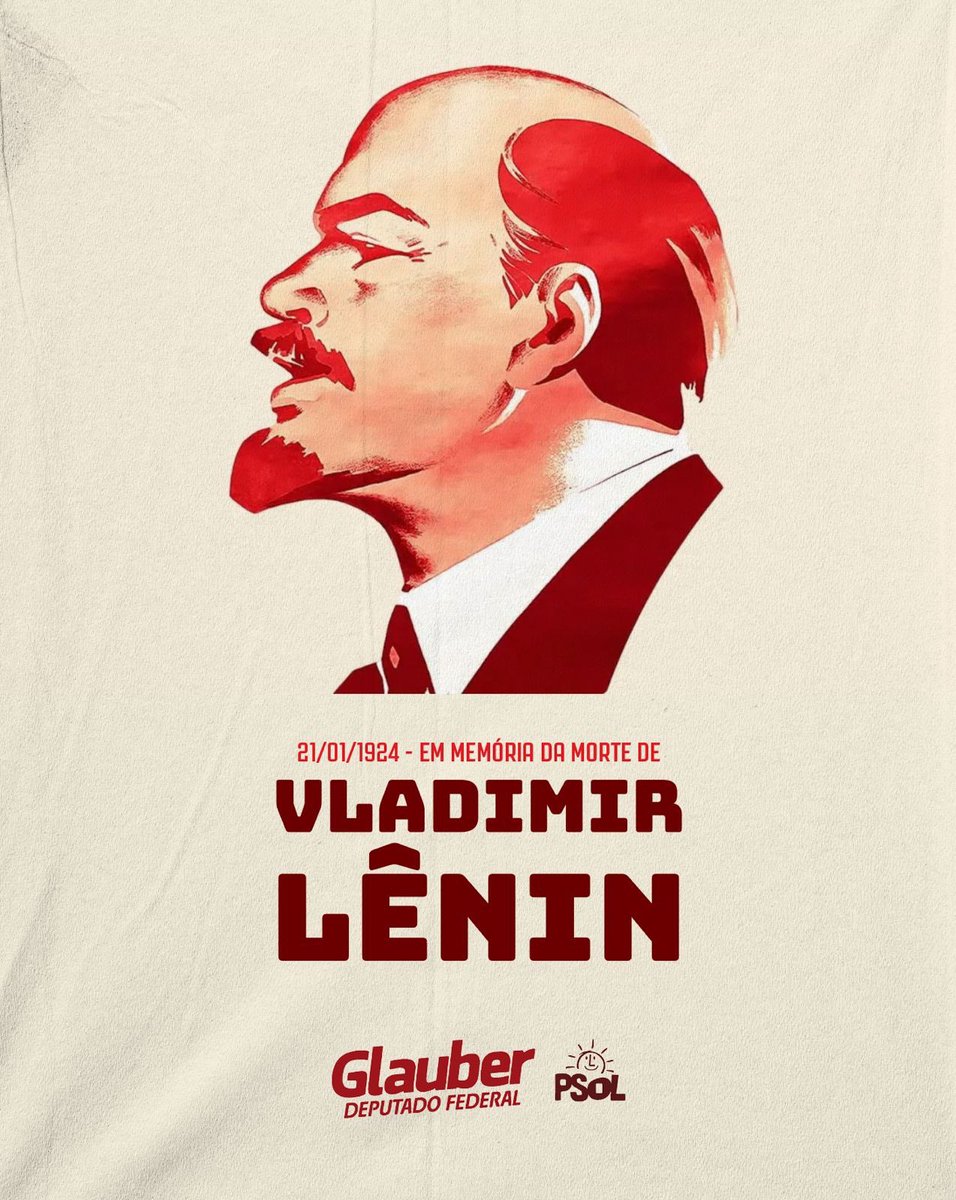 Há exatamente 102 anos, no dia 21 de janeiro de 1924, falecia Vladimir Ilyich Ulianov , conhecido como Lênin, um dos maiores dirigentes socialistas da história. Lênin foi um dos fundadores e dirigente histórico do Partido Comunista da União Soviética. Liderou a Revolução