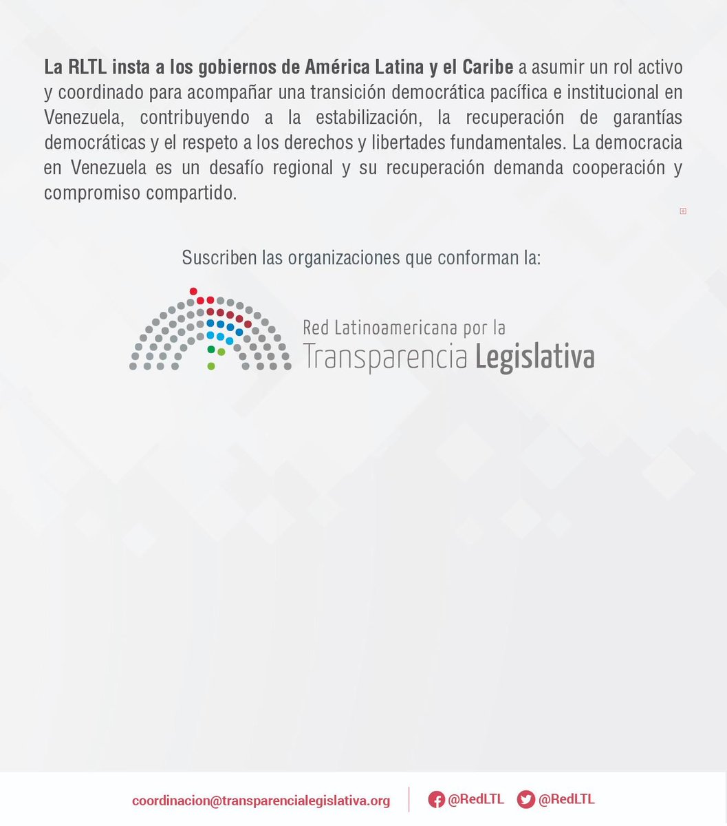 Red Latinoamérica por la Transparencia Legislativa tweet media