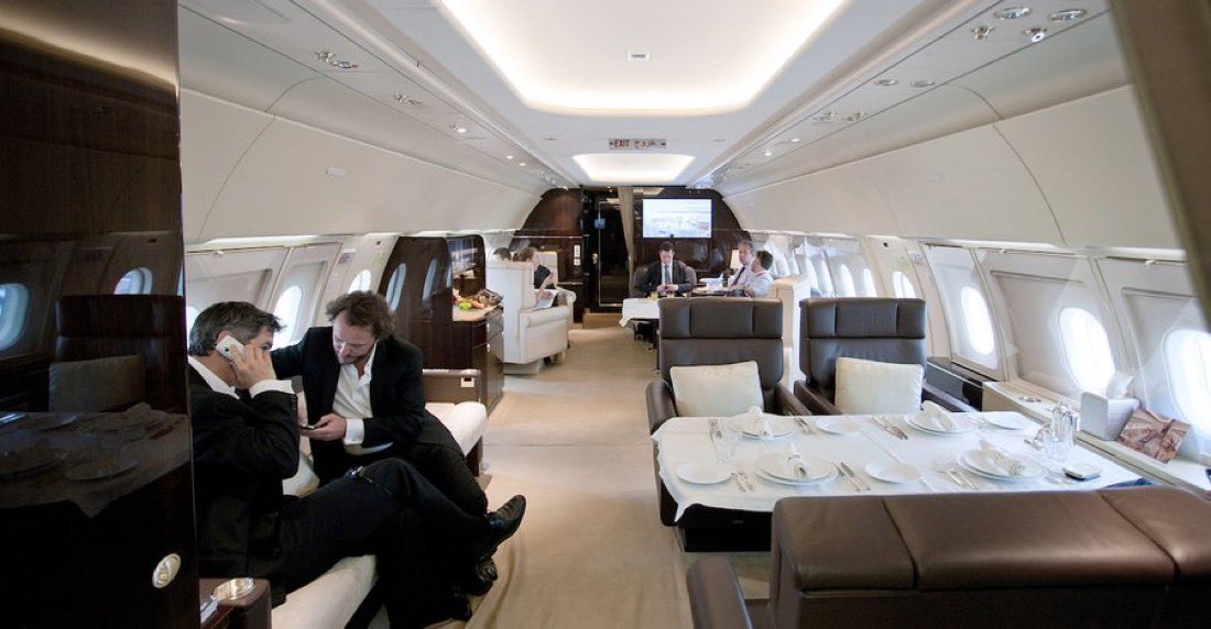 mckinsey partners on a private jet to do a 30 minute panel on climate change at Davos
