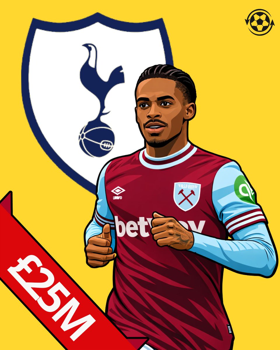 DeadlineDayLive's tweet image. 🚨 Tottenham Hotspur are considering a £25M move for West Ham United's 24-year-old Dutch winger Crysencio Summerville.

It aligns with the profile Spurs tend to target: young, high potential, able to inject fresh energy, and it would also give the club the flexibility to grant…