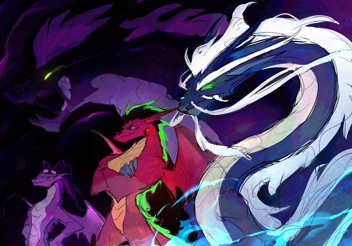 KnifeDrag0n's tweet image. speed doodle bc I miss them ᴵ ᶠᵉᵉˡ ᵒˡᵈ..