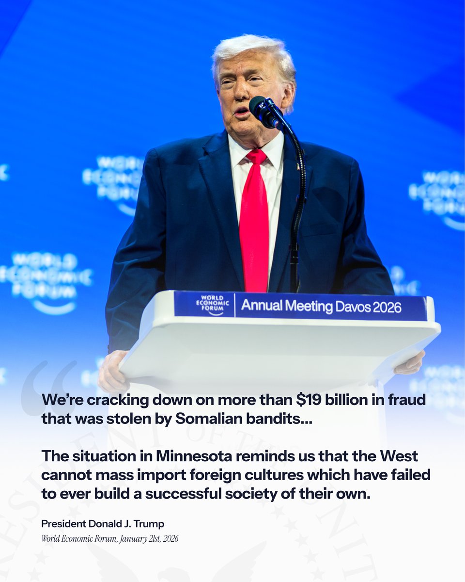 "The West cannot mass import foreign cultures which have failed to ever build a successful society of their own." - President Donald J. Trump 🇺🇸