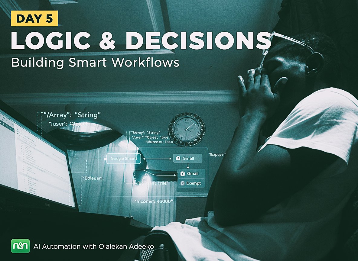 Today, automation felt like 'if-then' magic. I moved beyond simple triggers and dived into Variables and Expressions. The highlight was building a Tax Status Workflow.