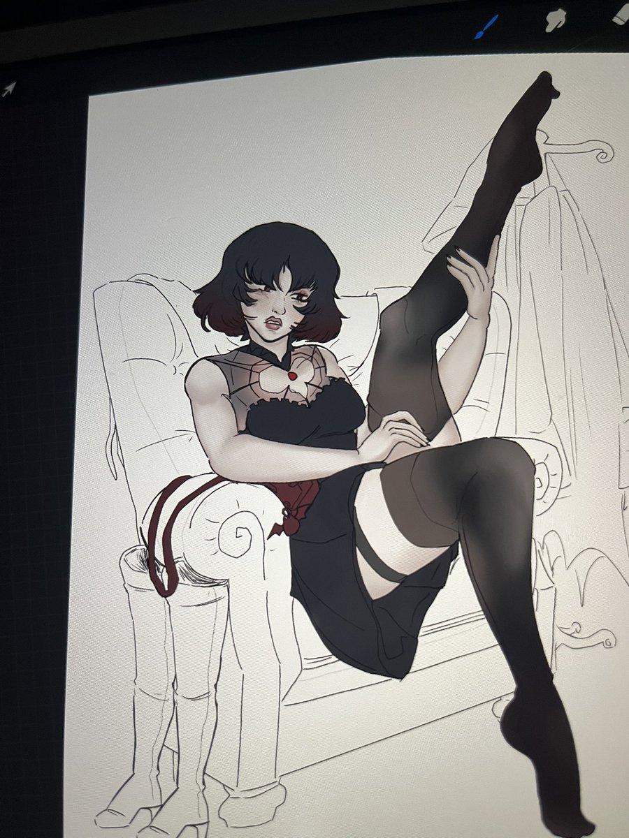 Varmutt's tweet image. I’m back in the fucking building again (WIP)
#MinaHa #Deadlock #DeadlockFanart