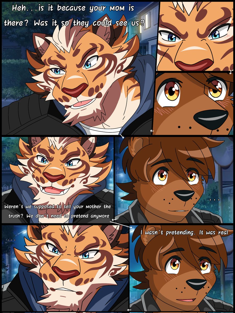hernan_star's tweet photo. El primer beso real parte 7 🐻💕🐯
(Retrocedemos en el tiempo y veamos un poco más de la historia de amor de Hernán y Lin-Hu 💕)
#Hernán_Star #LinHu #HerLinShipping #furryfandom #furryart https://t.co/UxK5RLnCK7