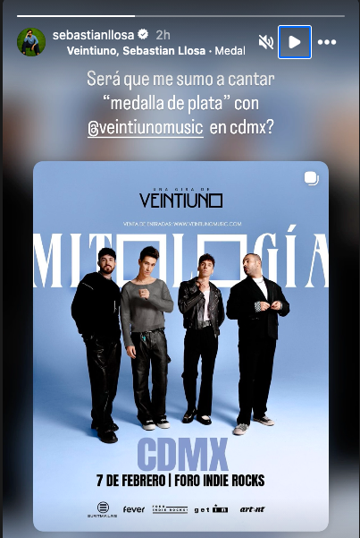 Euritmia_Live's tweet photo. ¿Ustedes creen que #sebastianllosa se suba a cantar con @veintiuno_music?
Tendrán que ir al @ForoIndierocks para averiguarlo. 
El 7 de febrero...
#medalladeplata https://t.co/zbyzEVCJT5