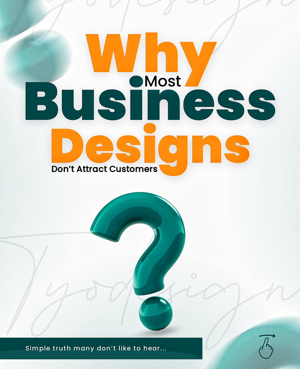 tyodesign_01's tweet photo. Most businesses don’t need more colors or fancy designs.
They need clarity.

If your flyer confuses people, they won’t ask questions.
If they don’t ask questions, they won’t buy.
Good design speaks before you do.

Is yours talking… or mumbling? 👀 https://t.co/fkalVZLOY7