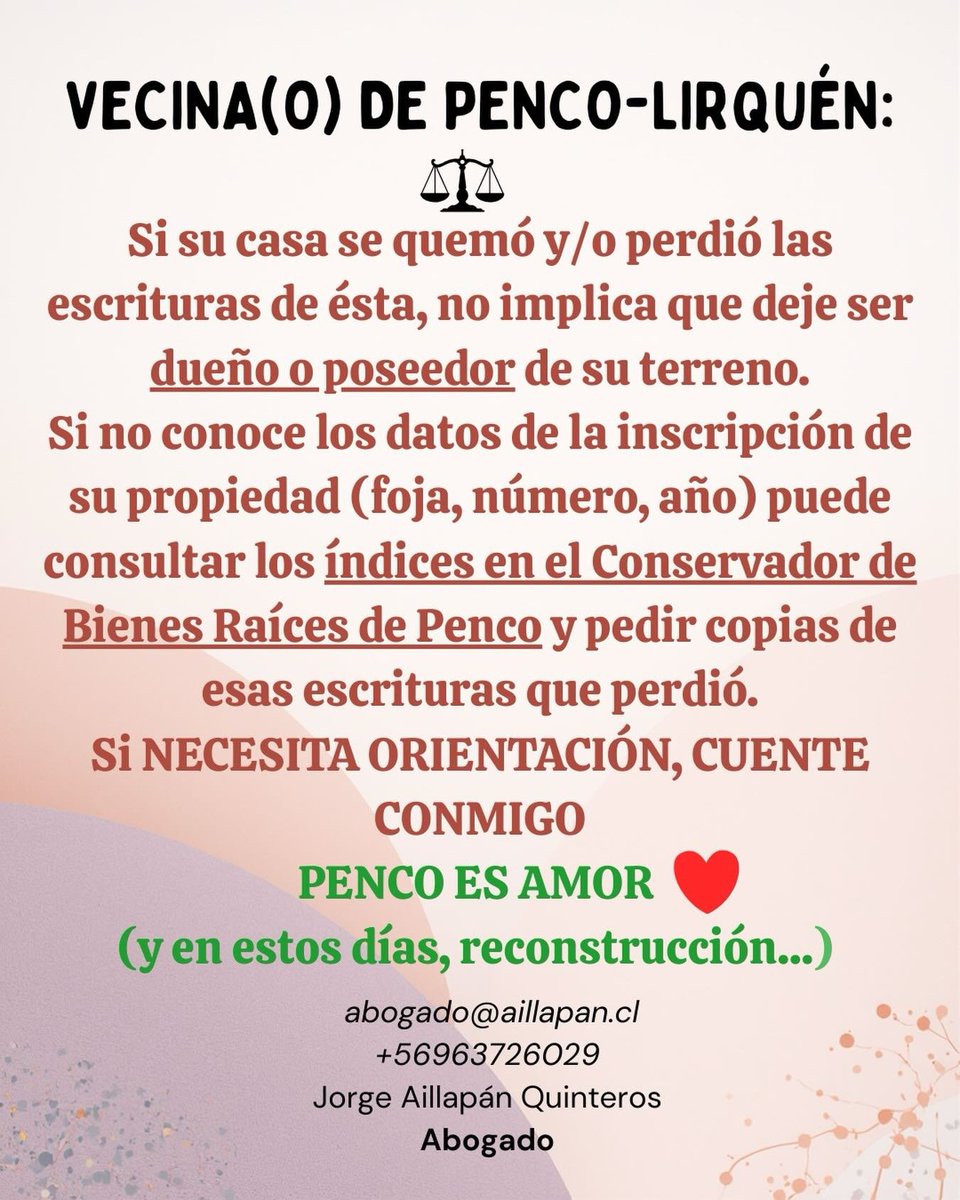 Ojo, para gente de Penco, es de un vecino de la localidad y amigo, así que puedo dar fe de que no es un fraude.
