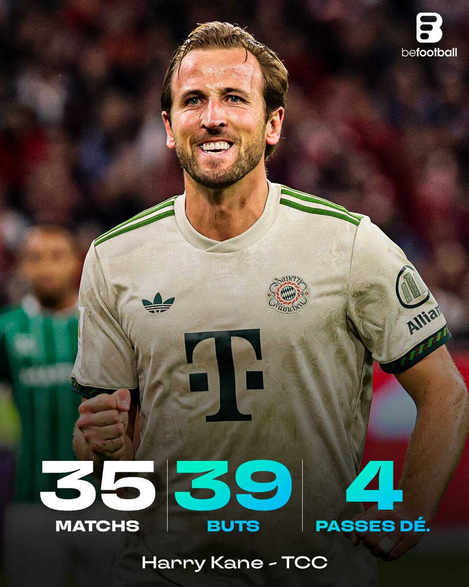 _BeFootball's tweet image. 🚨 𝗤𝗨𝗜 𝗗'𝗔𝗨𝗧𝗥𝗘 ?! 𝗛𝗔𝗥𝗥𝗬 𝗞𝗔𝗡𝗘 🏴󠁧󠁢󠁥󠁮󠁧󠁿 𝗠𝗢𝗧𝗠 !! 🏆

Il a littéralement PORTÉ le Bayern ce soir ✨💫