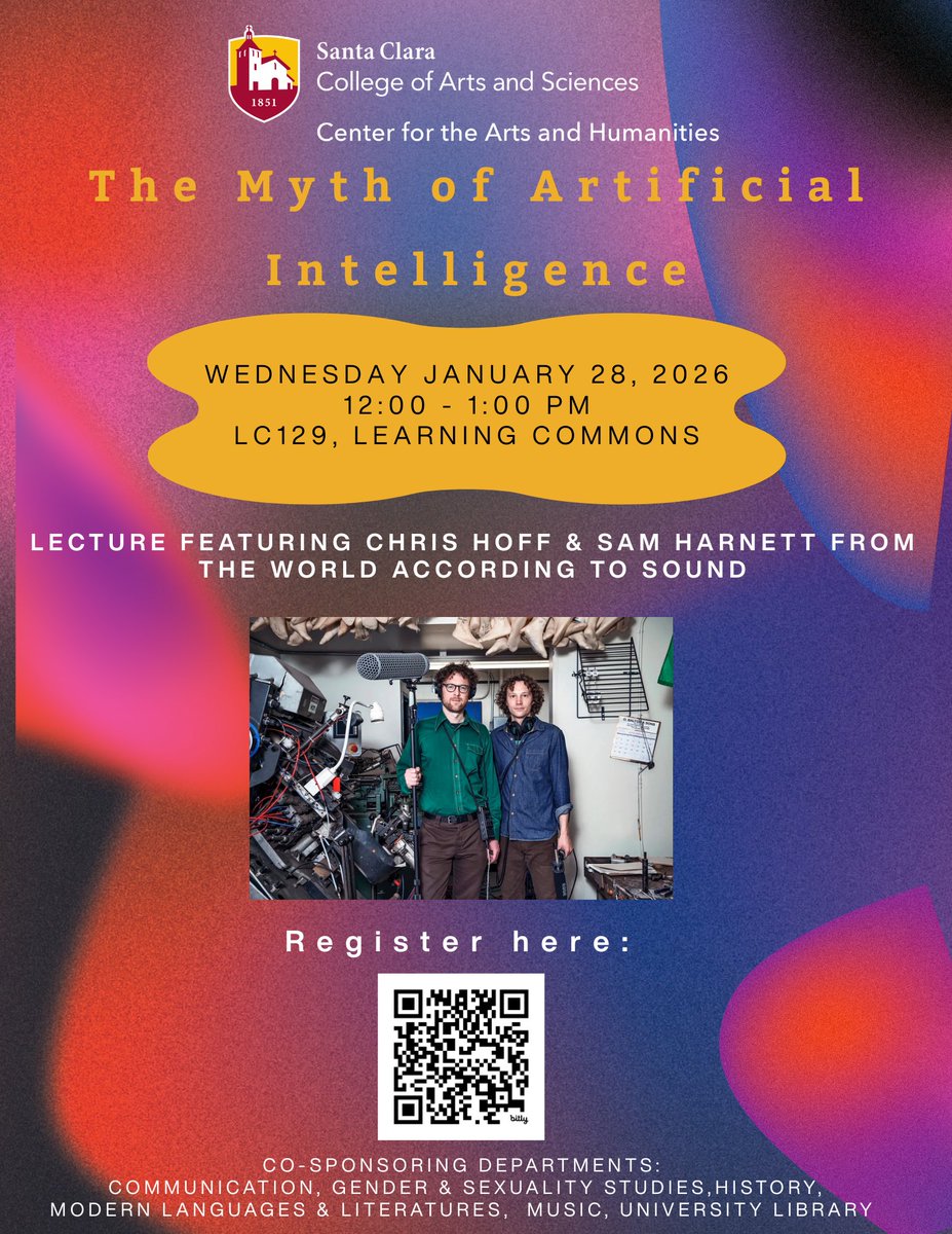 SCU Center for the Arts and Humanities tweet media