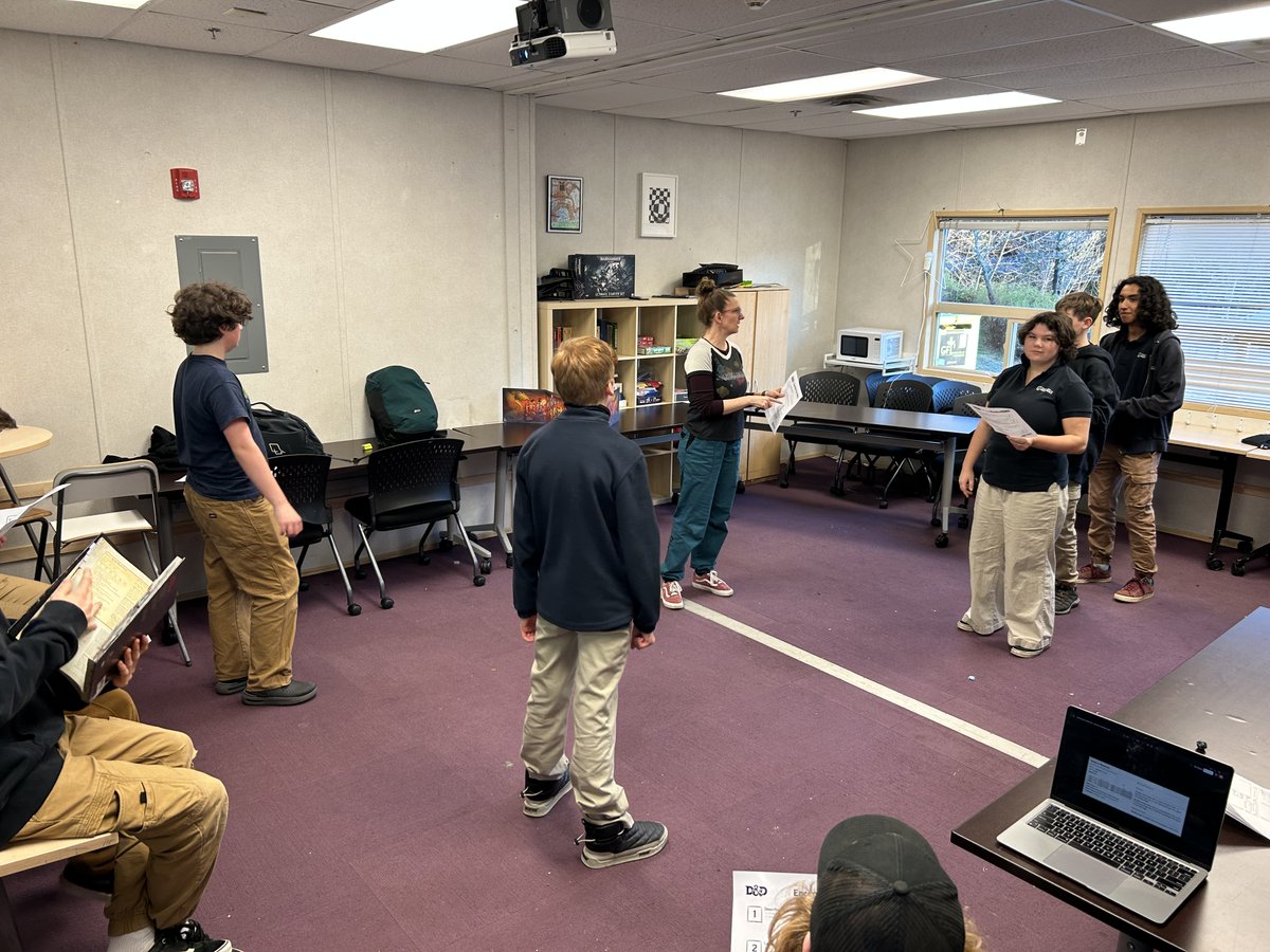 The CMA Dungeons &amp; Dragons Club welcomed a guest from <a href="/arrowwoodgames/">Arrow Wood Games</a> last week for a special "How to DM' workshop. We learned so much much and had a ton of fun. Thanks to Jen from Arrow Wood Games and to CMAP for the funding.

#DnD #CMAClubs #DungeonMaster #CMAP