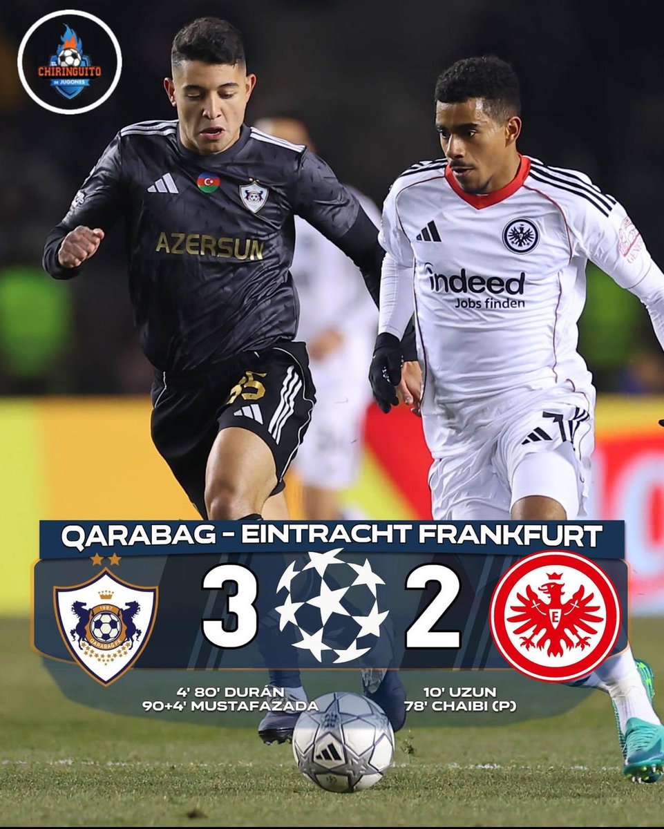 AzEmbGermany's tweet image. Herzlichen Glückwunsch an Qarabağ FK zum verdienten 3:2-Sieg gegen Eintracht Frankfurt in der UEFA Champions League.

#UCL #QARSGE